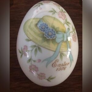 4 Vintage 1975,76,78,79, Noritake Limited Edition Bone China Easter Egg